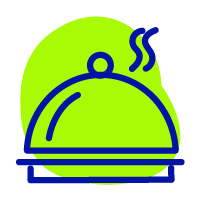 Ícono de equipos gastronómicos