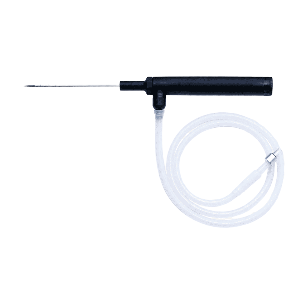 Inyector de salmuera manual Koch con aguja en acero inoxidable