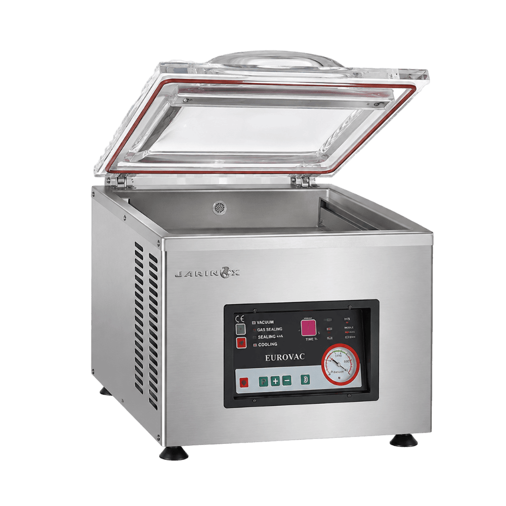Empacadora al vacío de sobremesa DZ-260 con tapa acrílica, vista 3