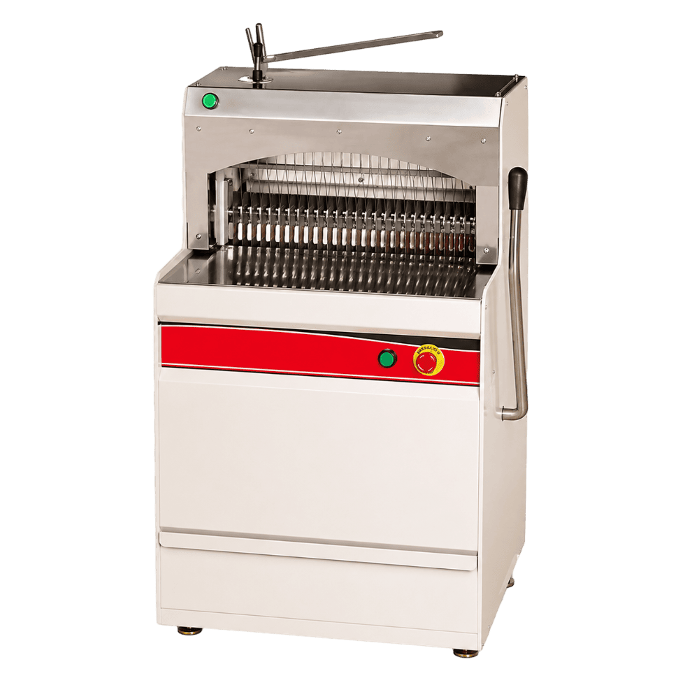 Tajadora de pan semiautomática de piso ED01