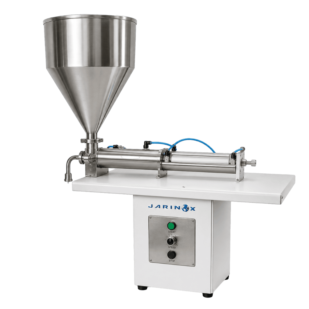 Dosificadora semiautomática para cremas y salsas con tanque de 20 L