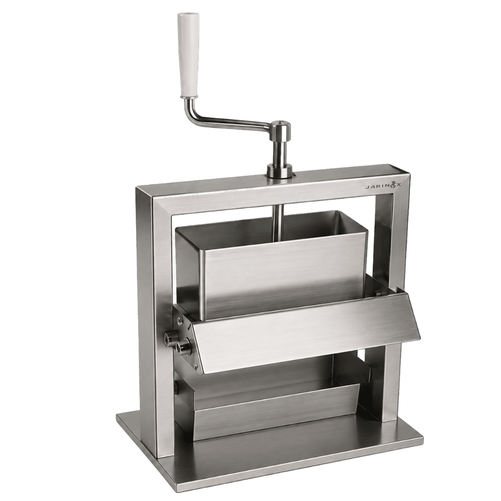 Tajadora manual Lira en acero inoxidable para queso en bloque