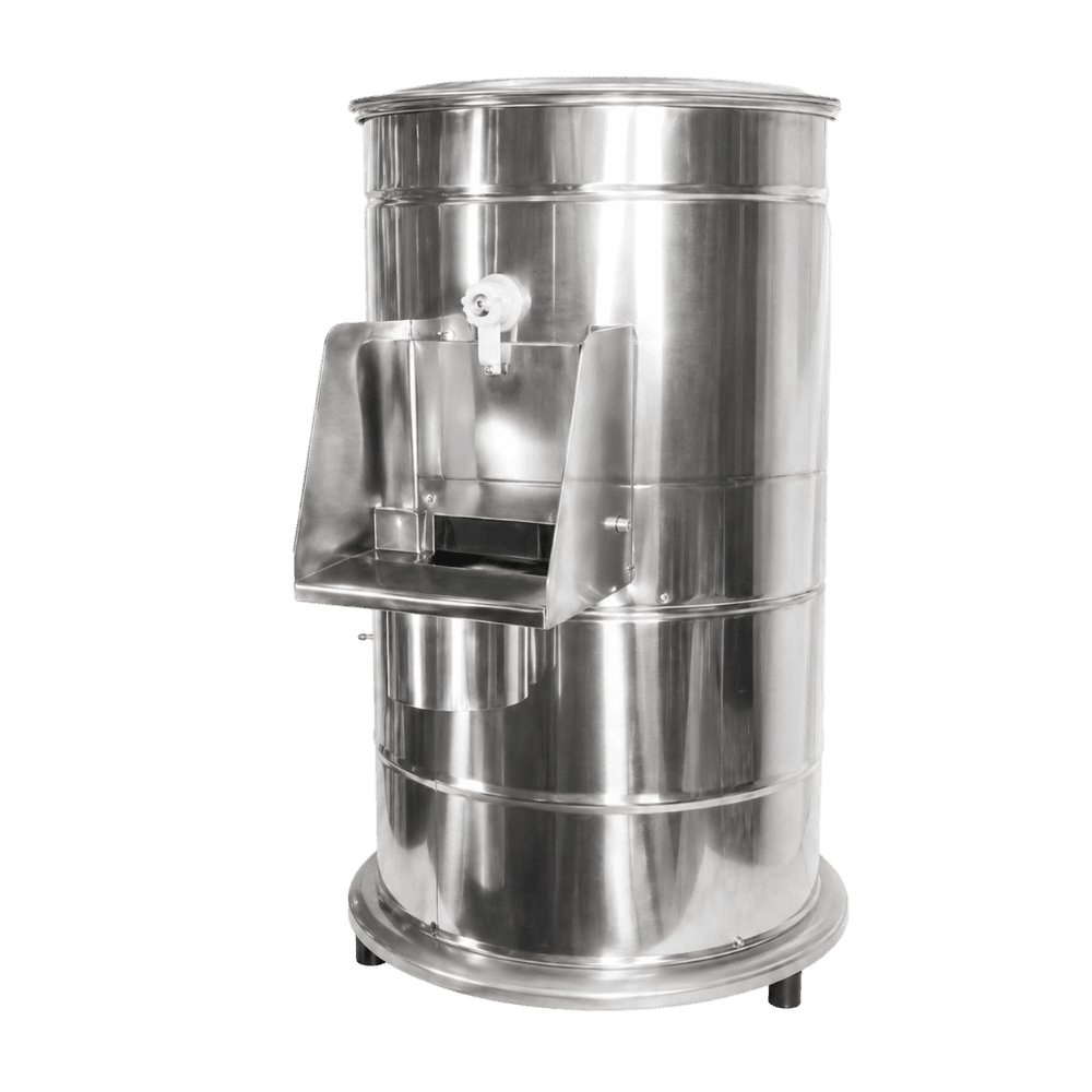 Peladora industrial de tubérculos MDB 10 en acero inoxidable
