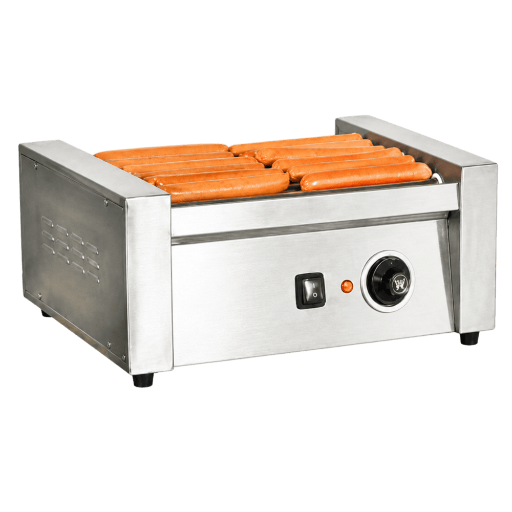 Asador de salchichas MG 7 de siete rodillos