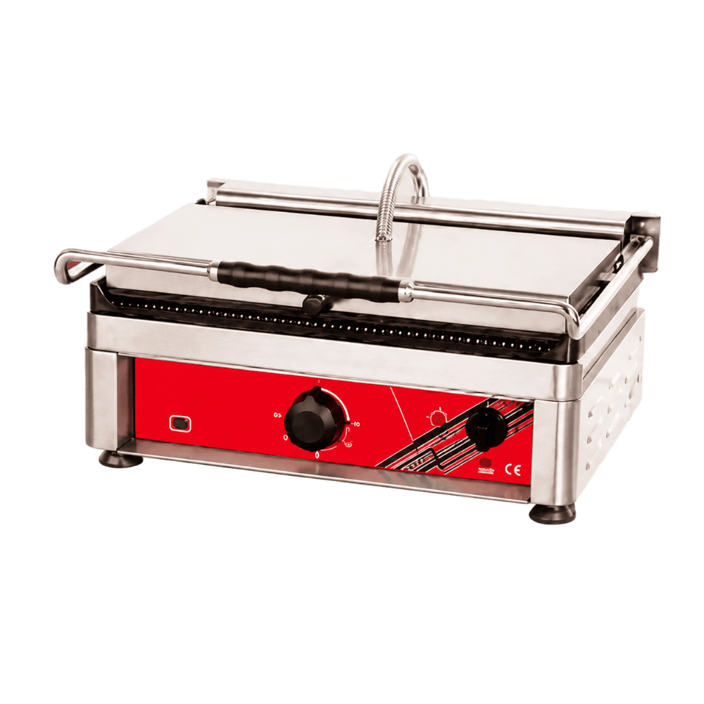 Sanduchera eléctrica estriada TG2735 de un puesto