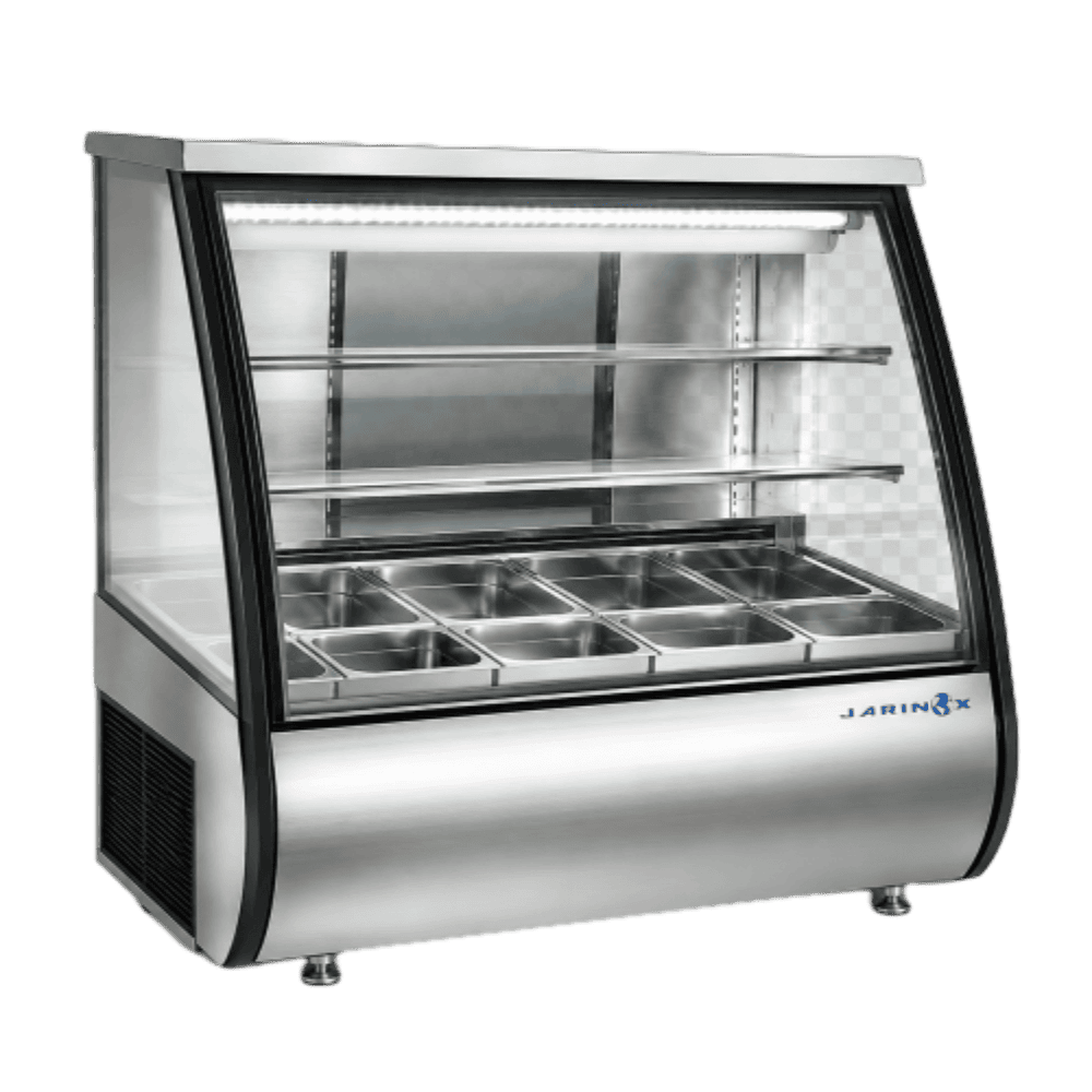 Vitrina exhibidora refrigerada WPC-24 ACERO
