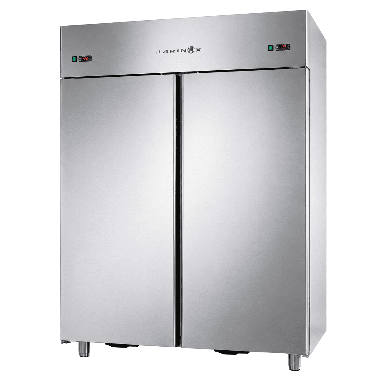Congelador vertical de 2 puertas Tecnodom AF12 MBT en acero inoxidable