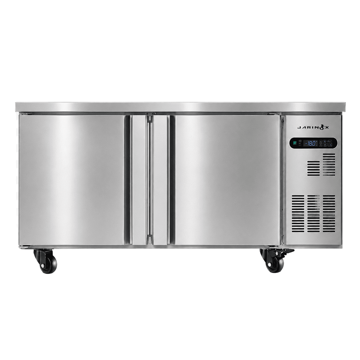 Mesa refrigerada AWR15 de 2 puertas en acero inoxidable