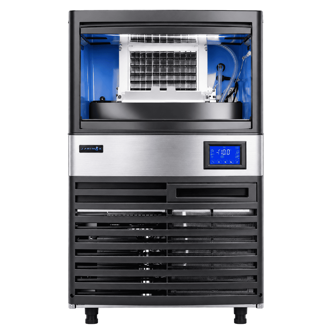Productor de hielo LB120 con exterior en acero inoxidable