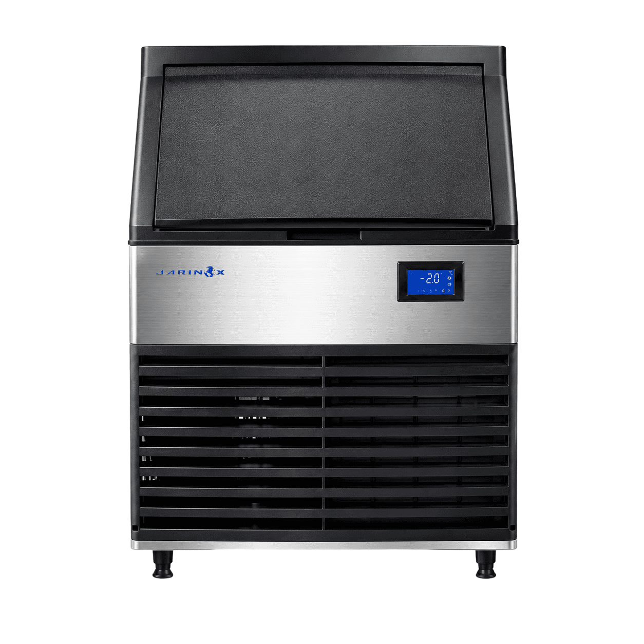 Productor de hielo LB300 con exterior en acero inoxidable y pantalla LCD