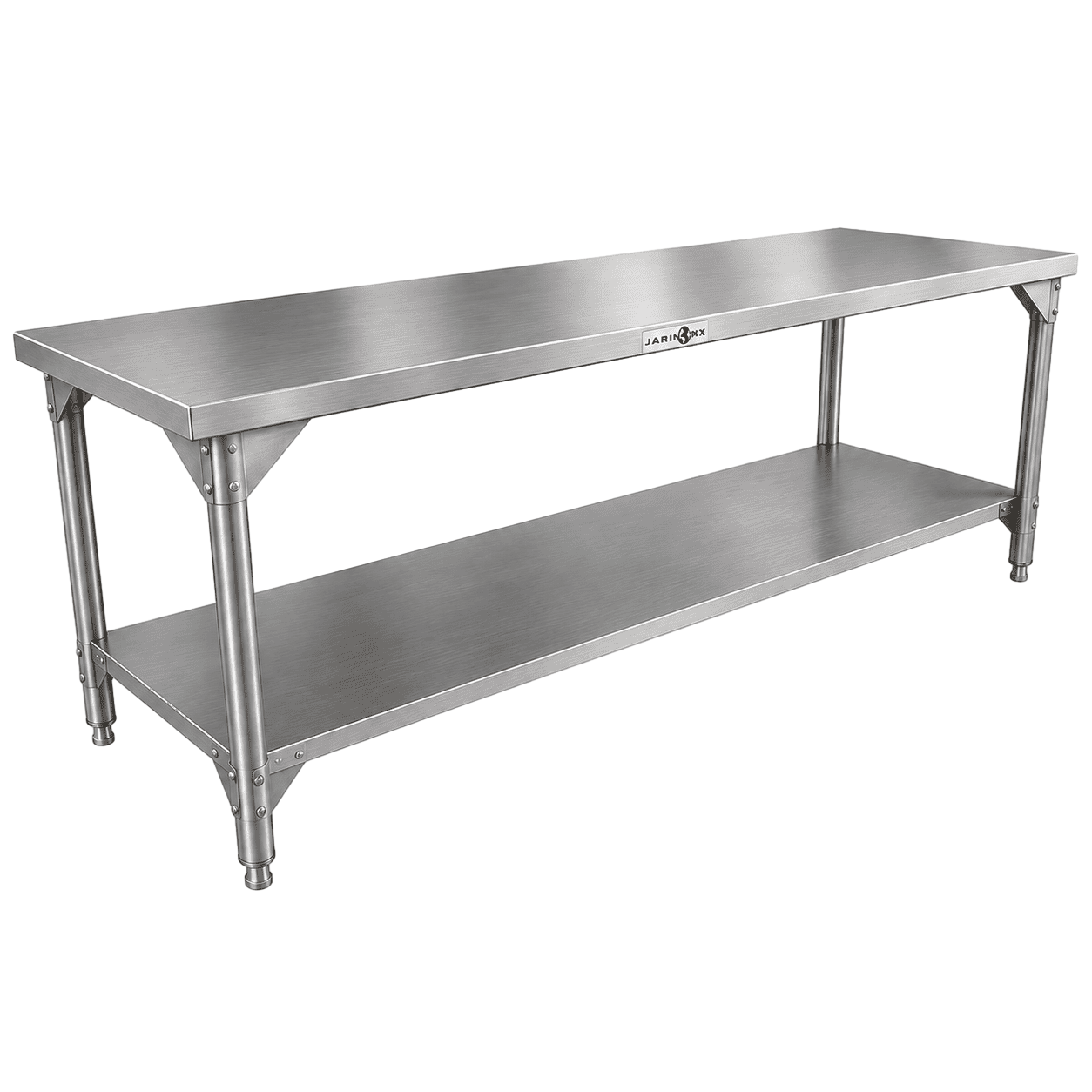 Mesa central MC-150 en acero inoxidable de 1,50 m