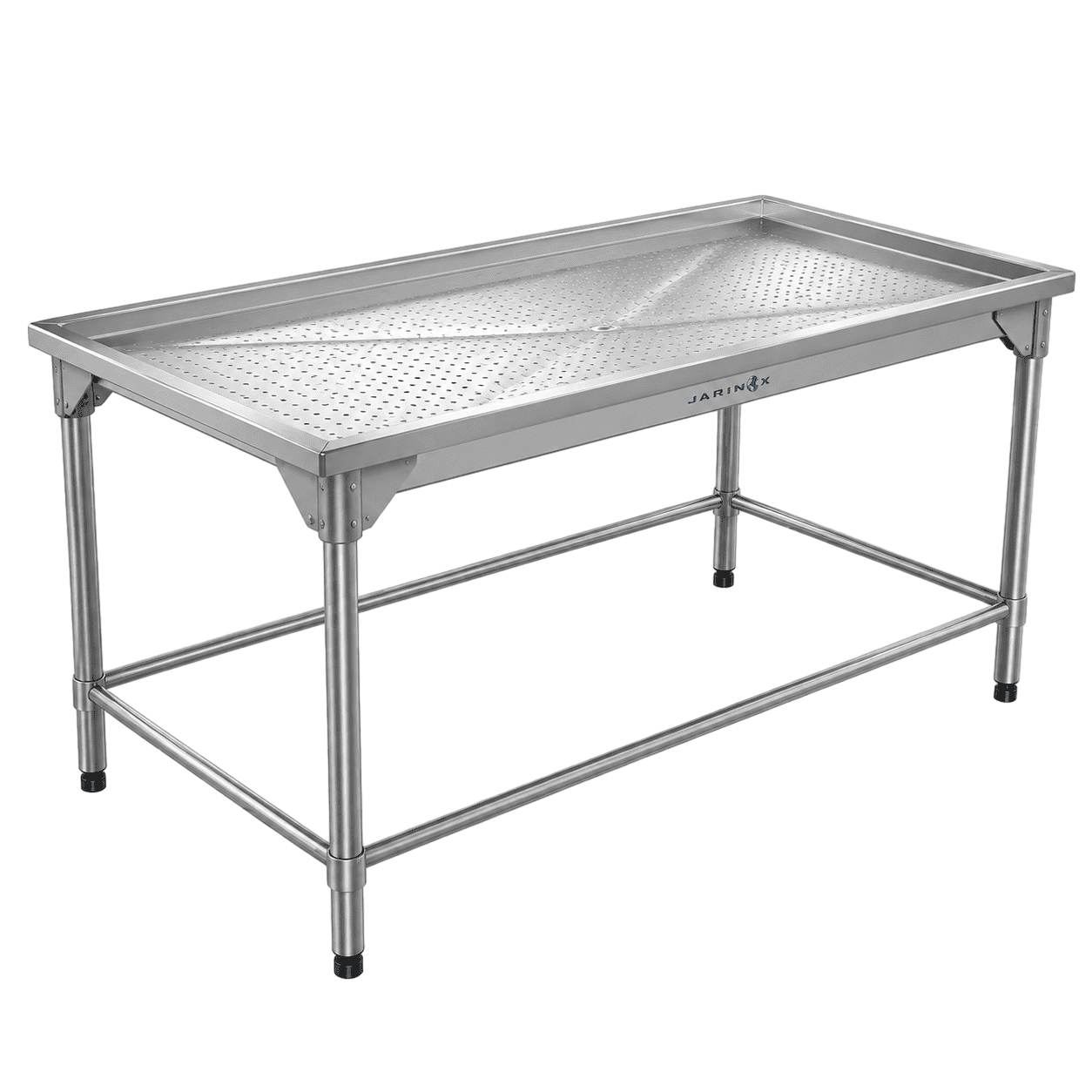Mesa de desuere MD-200 en acero inoxidable con canal recolector