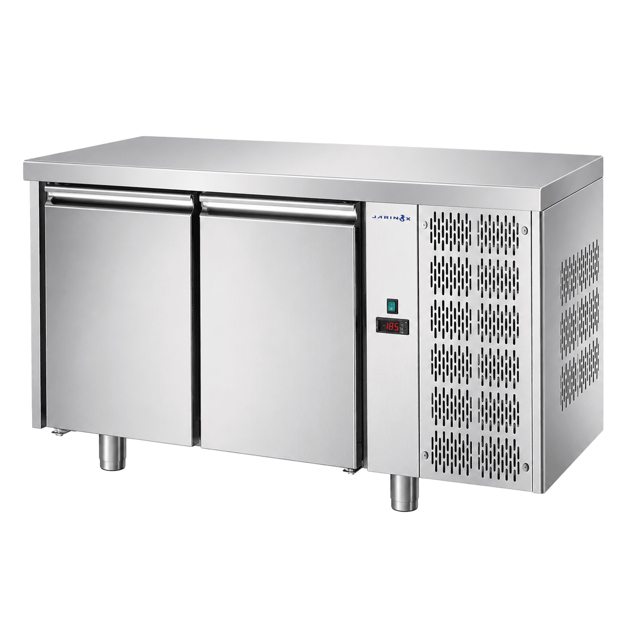 Mesa congeladora Tecnodom TF02MIDBT en acero inoxidable AISI 304