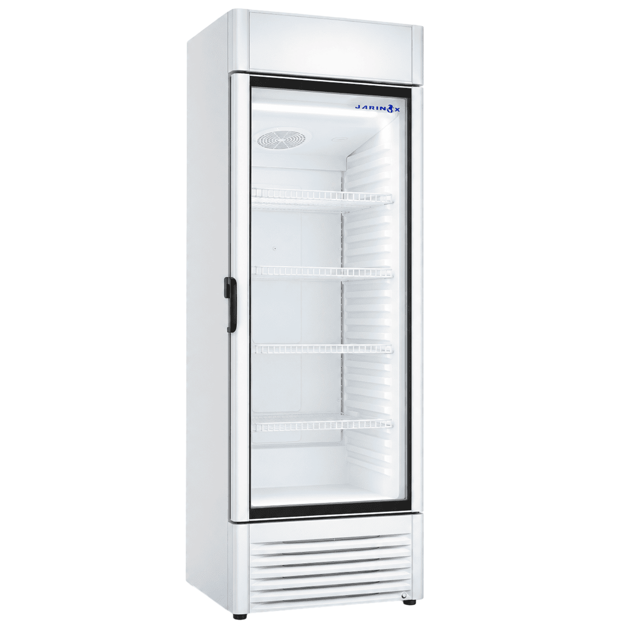 Nevera vertical exhibidora WPV-150 color blanco